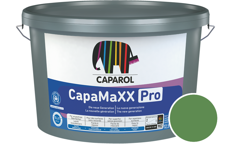 Caparol CapaMaXX Pro 5L Innenfarbe / Get�nt im Farbton Agave 95