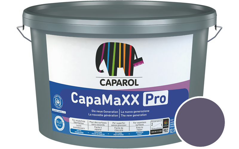 Caparol CapaMaXX Pro 12,5L Innenfarbe / Get�nt im Farbton Amethyst 100