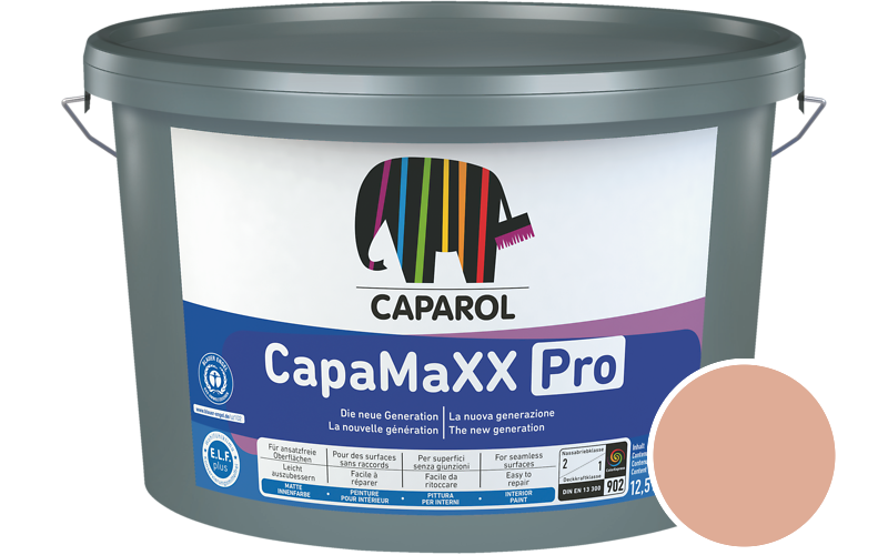Caparol CapaMaXX Pro 5L Innenfarbe / Get�nt im Farbton Aprico 75