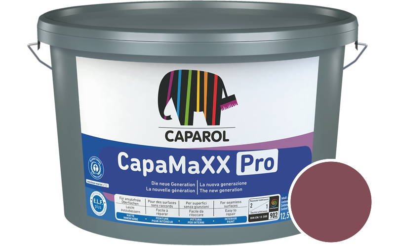Caparol CapaMaXX Pro 5L Innenfarbe / Get�nt im Farbton Baccara 10