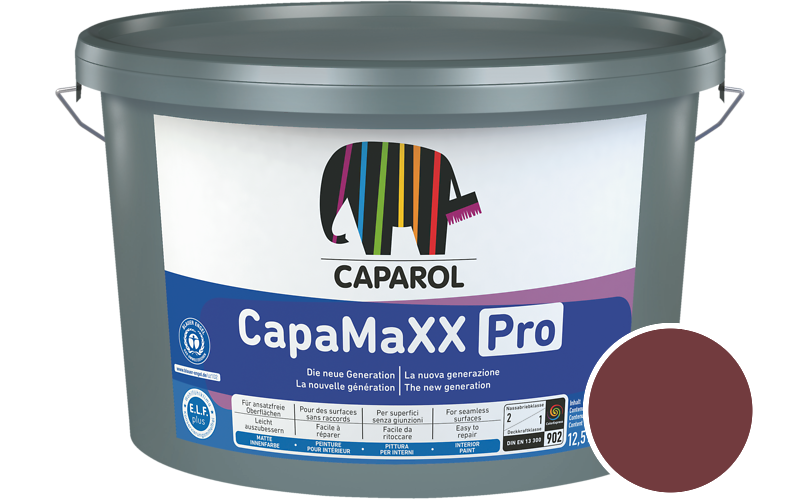 Caparol CapaMaXX Pro 5L Innenfarbe / Get�nt im Farbton Barolo 65