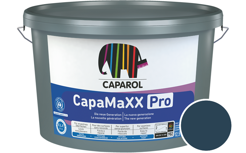 Caparol CapaMaXX Pro 5L Innenfarbe / Get�nt im Farbton Blu 15