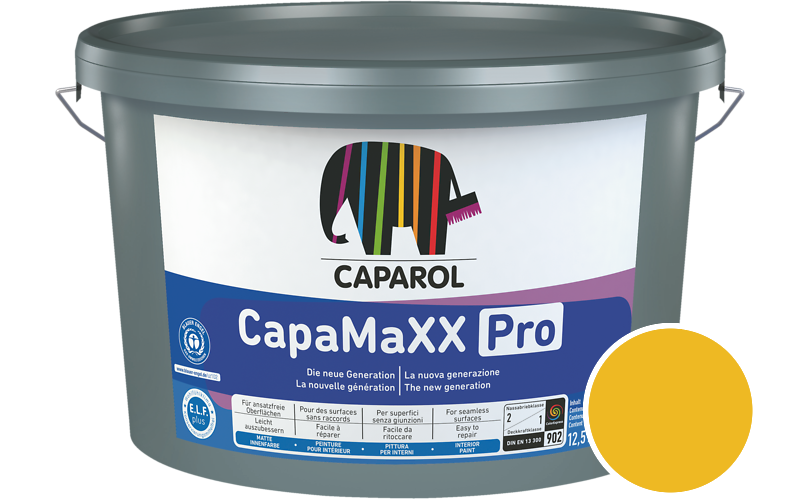Caparol CapaMaXX Pro 5L Innenfarbe / Get�nt im Farbton Canari 0