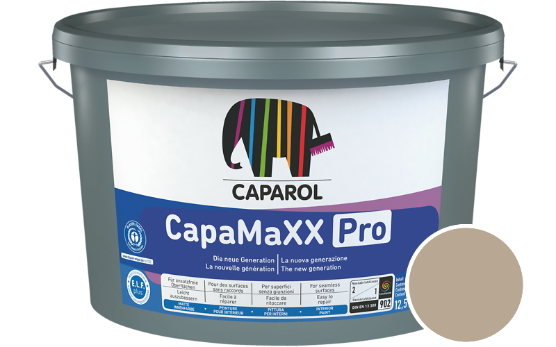 Caparol CapaMaXX Pro 5L Innenfarbe / Get�nt im Farbton Caramel 45
