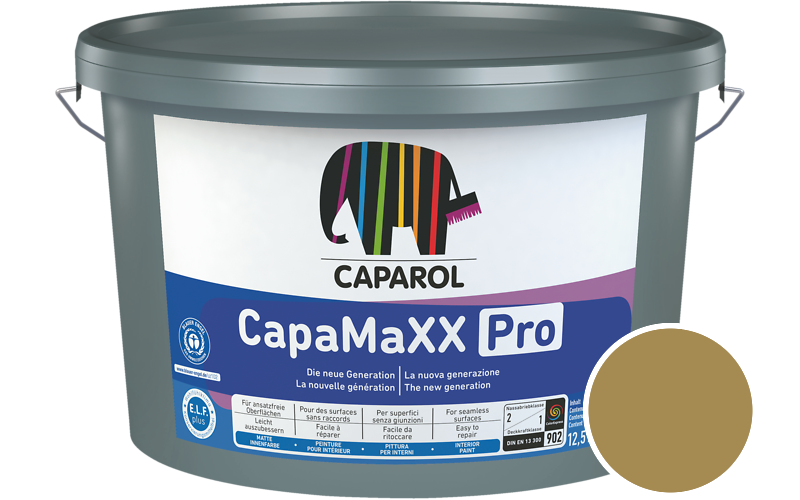 Caparol CapaMaXX Pro 5L Innenfarbe / Get�nt im Farbton Curcuma 40