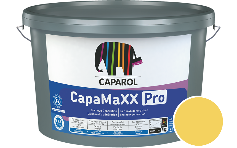 Caparol CapaMaXX Pro 5L Innenfarbe / Get�nt im Farbton Curry 140