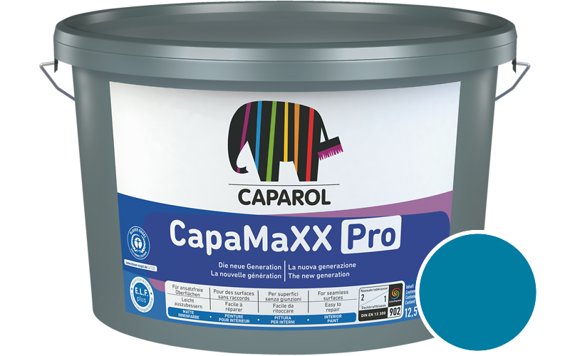 Caparol CapaMaXX Pro 5L Innenfarbe / Get�nt im Farbton Kobaltblau Asi/syf