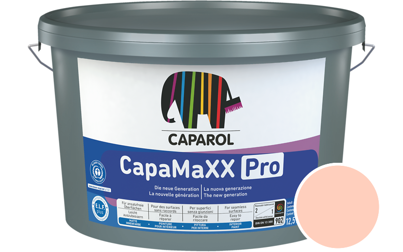 Caparol CapaMaXX Pro 12,5L Innenfarbe / Get�nt im Farbton Lachs 90