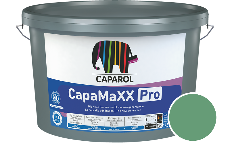 Caparol CapaMaXX Pro 5L Innenfarbe / Get�nt im Farbton Malachit 105