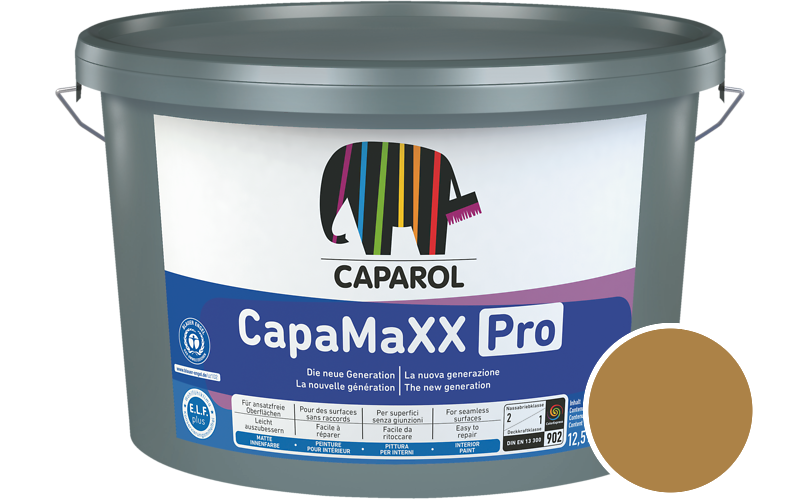 Caparol CapaMaXX Pro 5L Innenfarbe / Get�nt im Farbton Marill 65