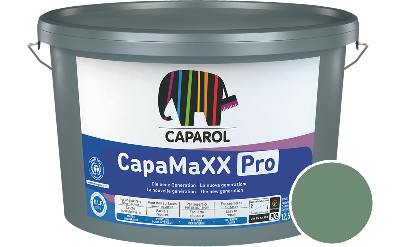 Caparol CapaMaXX Pro 5L Innenfarbe / Get�nt im Farbton Mint 40