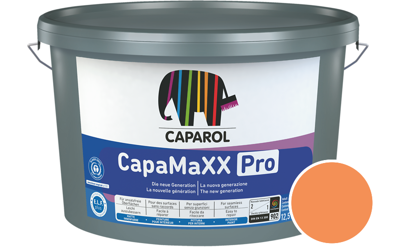 Caparol CapaMaXX Pro 5L Innenfarbe / Get�nt im Farbton Papaya 130
