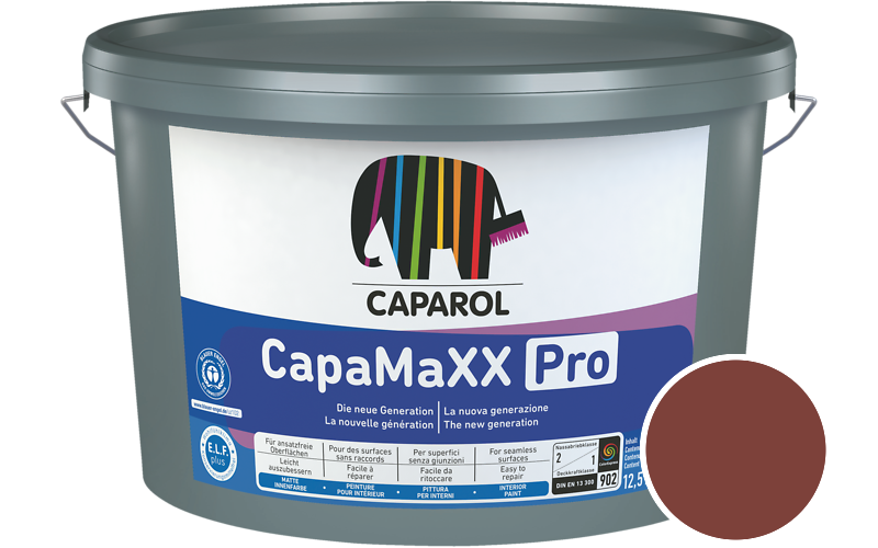 Caparol CapaMaXX Pro 12,5L Innenfarbe / Get�nt im Farbton Rotbraun Ava