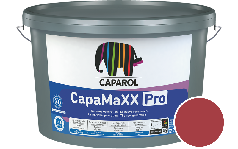 Caparol CapaMaXX Pro 5L Innenfarbe / Get�nt im Farbton Rubin 10