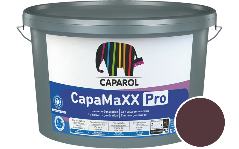 Caparol CapaMaXX Pro 12,5L Innenfarbe / Get�nt im Farbton Rubin 5