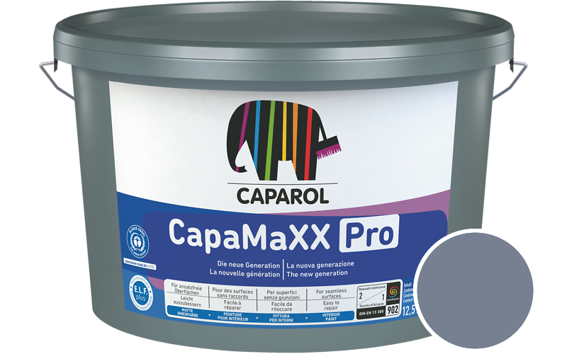 Caparol CapaMaXX Pro 12,5L Innenfarbe / Get�nt im Farbton Saphir 45