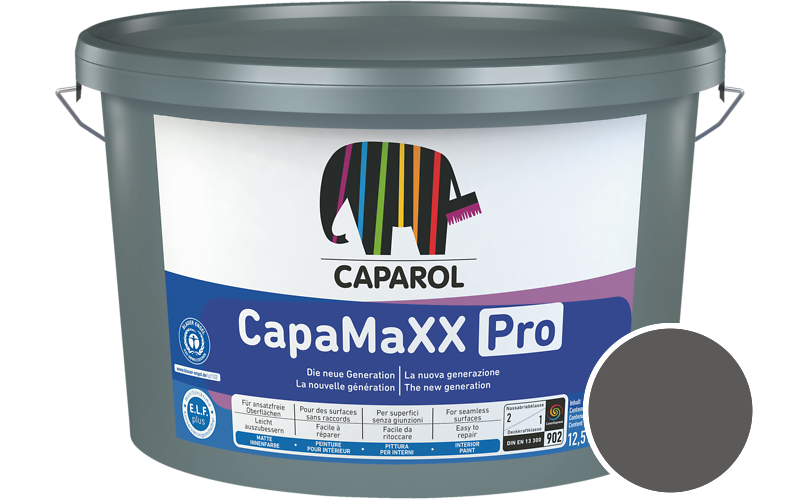 Caparol CapaMaXX Pro 5L Innenfarbe / Get�nt im Farbton Umbra-grau
