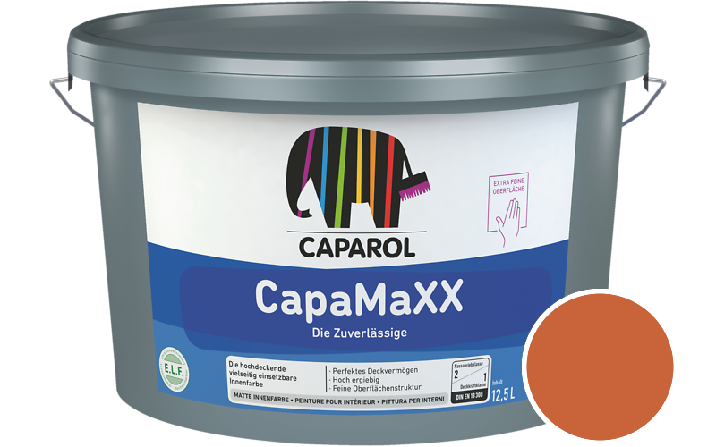 Caparol CapaMaXX 12,5L Innenfarbe / Getnt im Farbton RAL 2010 Signalorange