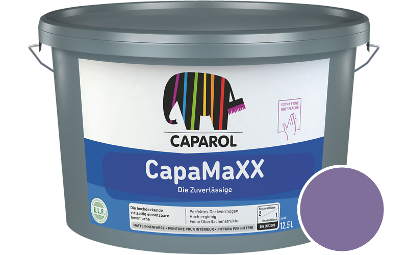 Caparol CapaMaXX 2,5L Innenfarbe / Getnt im Farbton RAL 4005 Blaulila
