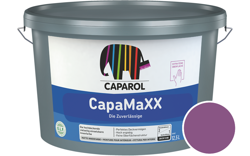 Caparol CapaMaXX 2,5L Innenfarbe / Getnt im Farbton RAL 4008 Signalviolett
