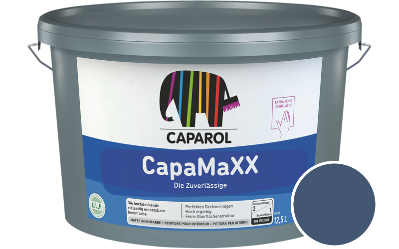 Caparol CapaMaXX 2,5L Innenfarbe / Getnt im Farbton RAL 5000 Violettblau