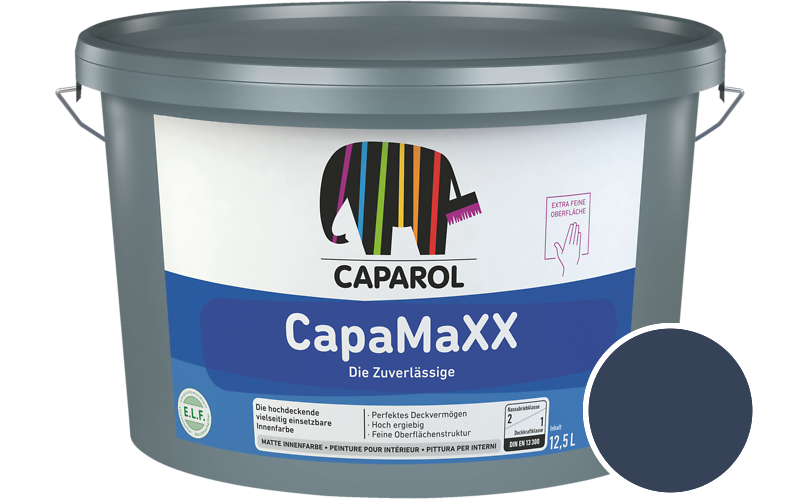 Caparol CapaMaXX 7,5L Innenfarbe / Getnt im Farbton RAL 5003 Saphirblau