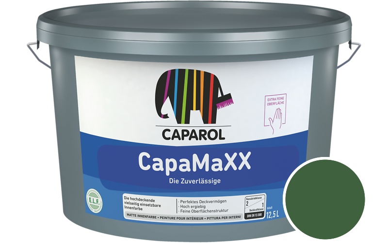 Caparol CapaMaXX 12,5L Innenfarbe / Getnt im Farbton RAL 6002 Laubgrn