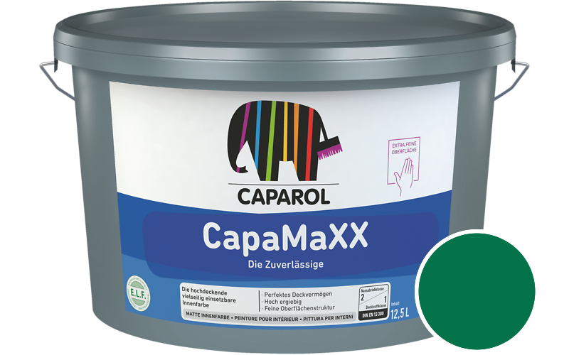 Caparol CapaMaXX 12,5L Innenfarbe / Getnt im Farbton RAL 6029 Minzgrn