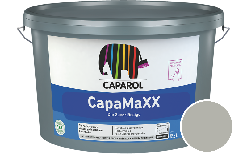 Caparol CapaMaXX 2,5L Innenfarbe / Getnt im Farbton RAL 7038 Achatgrau
