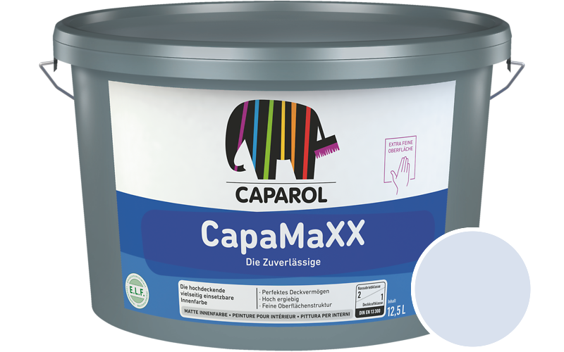 Caparol CapaMaXX 2,5L Innenfarbe / Getnt im Farbton Saphir 120