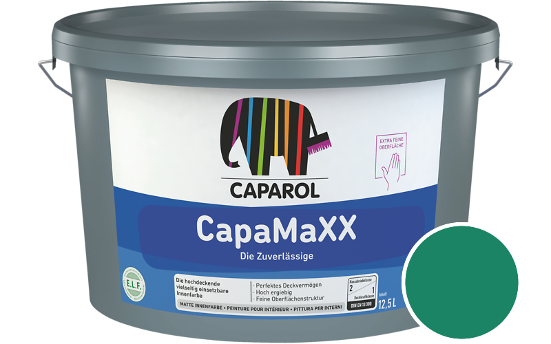 Caparol CapaMaXX 12,5L Innenfarbe / Getnt im Farbton Verdo 30