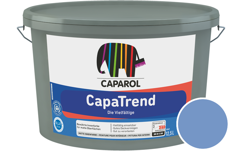 Caparol CapaTrend 7,5L Innenfarbe / Getnt im Farbton Aquarell 100