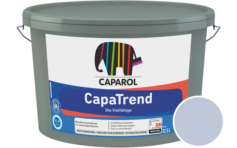 Caparol CapaTrend 12,5L Innenfarbe / Getnt im Farbton Aquarell 80