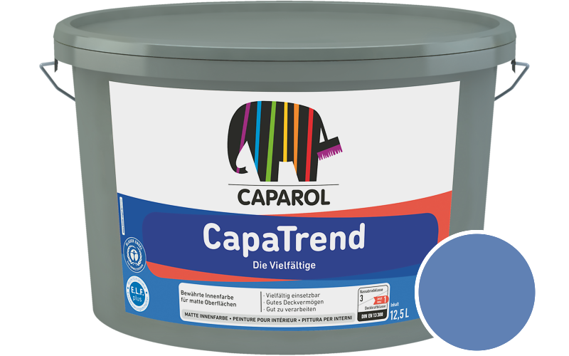 Caparol CapaTrend 5L Innenfarbe / Getnt im Farbton Aquarell 95