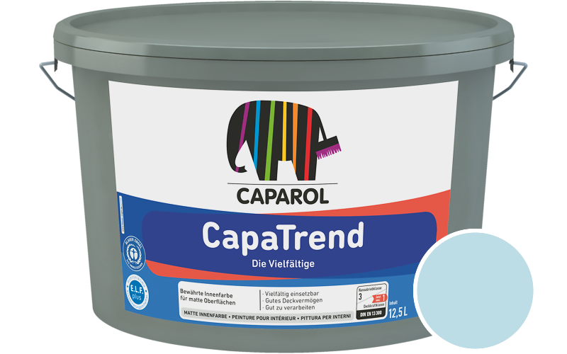 Caparol CapaTrend 5L Innenfarbe / Getnt im Farbton Arctis 120