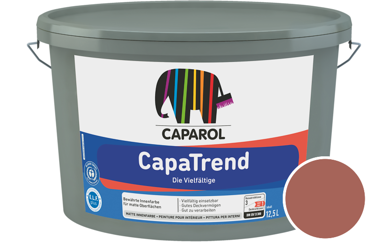 Caparol CapaTrend 7,5L Innenfarbe / Getnt im Farbton Cameo 130