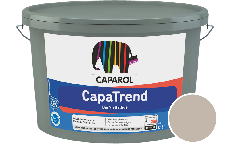 Caparol CapaTrend 7,5L Innenfarbe / Getnt im Farbton Caramel 10