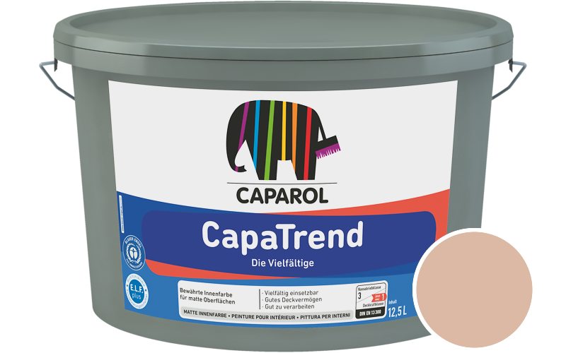Caparol CapaTrend 5L Innenfarbe / Getnt im Farbton Ceramic 45