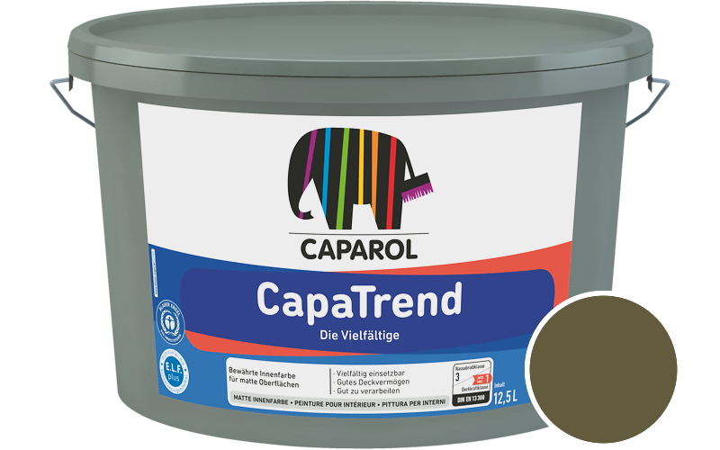 Caparol CapaTrend 5L Innenfarbe / Getnt im Farbton Citrus 5