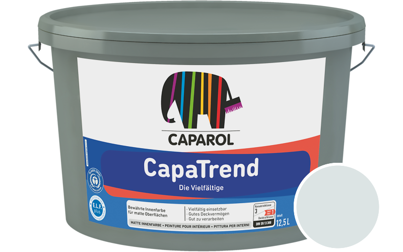 Caparol CapaTrend 7,5L Innenfarbe / Getnt im Farbton Coelin 55