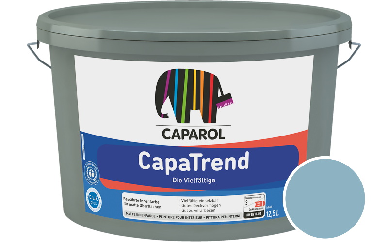 Caparol CapaTrend 12,5L Innenfarbe / Get�nt im Farbton Coelin 70