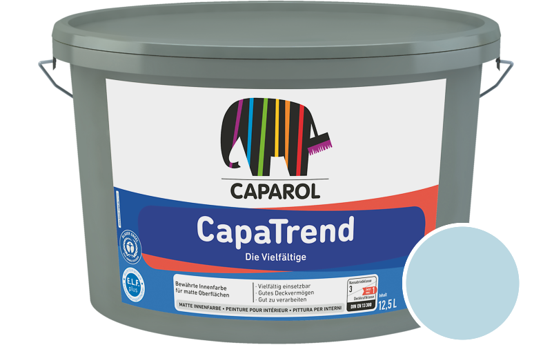 Caparol CapaTrend 7,5L Innenfarbe / Getnt im Farbton Coelin 85