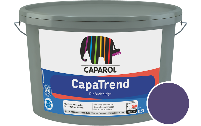 Caparol CapaTrend 12,5L Innenfarbe / Getnt im Farbton Diva 15
