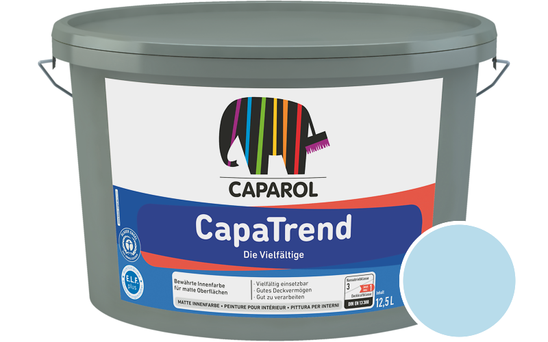 Caparol CapaTrend 7,5L Innenfarbe / Getnt im Farbton Donau 16
