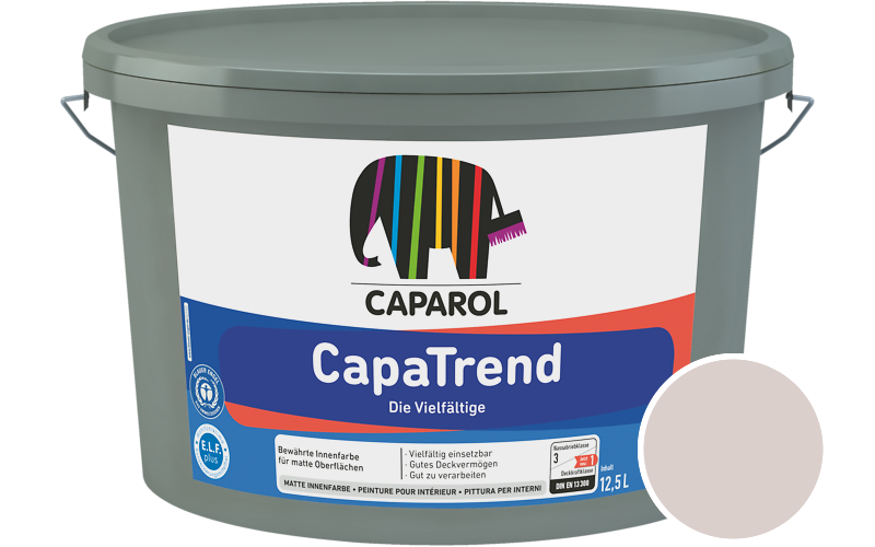 Caparol CapaTrend 2,5L Innenfarbe / Getnt im Farbton Grenadin 60