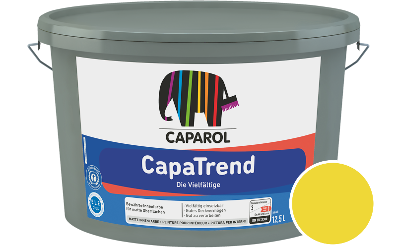 Caparol CapaTrend 5L Innenfarbe / Getnt im Farbton Laser 50
