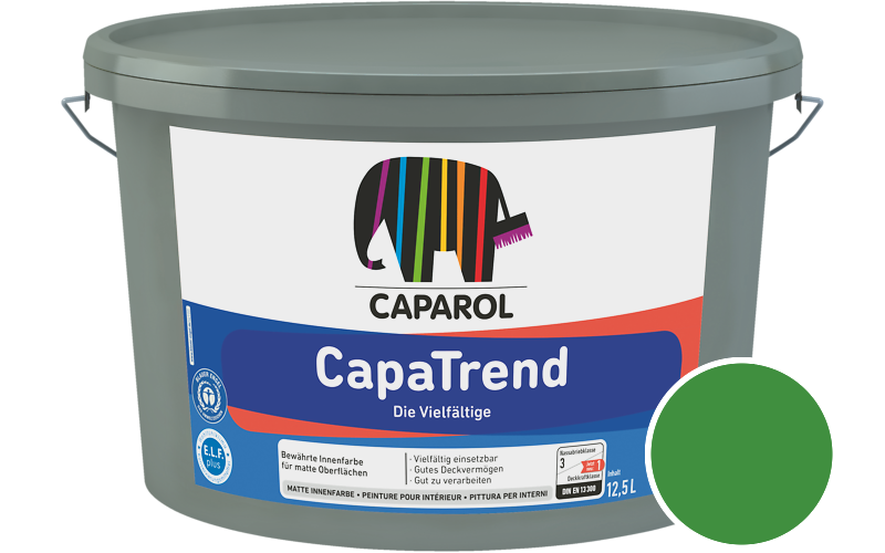 Caparol CapaTrend 5L Innenfarbe / Getnt im Farbton Laser 65