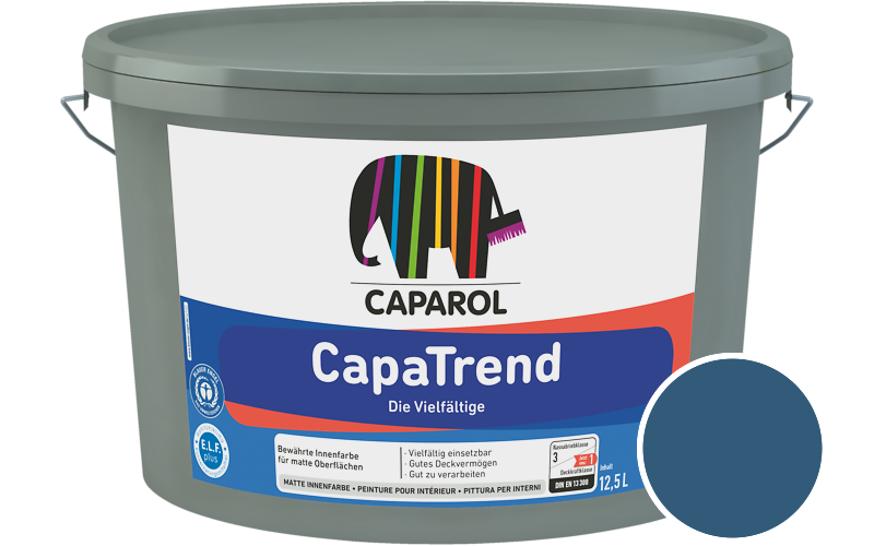 Caparol CapaTrend 7,5L Innenfarbe / Getnt im Farbton Lazur 155