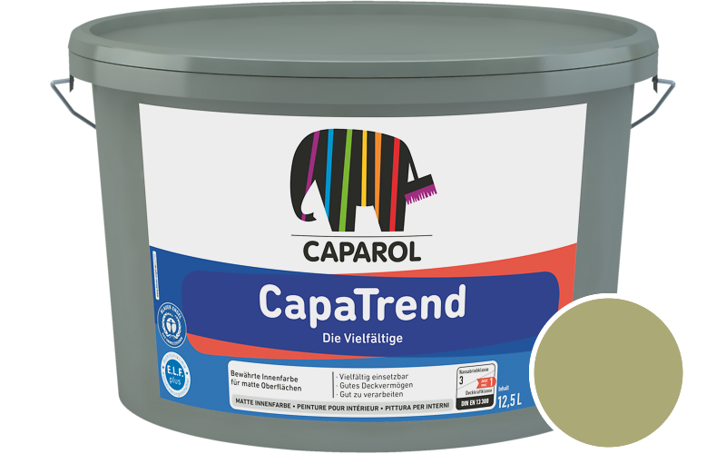 Caparol CapaTrend 7,5L Innenfarbe / Getnt im Farbton Mai 65
