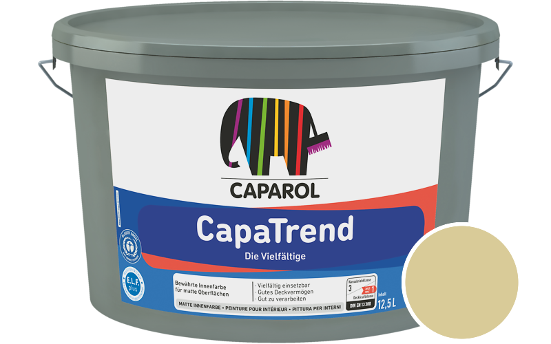 Caparol CapaTrend 7,5L Innenfarbe / Getnt im Farbton Melisse 80